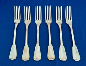 WMF Augsburger Faden 6 Gabeln ca. 19 cm 90er Art. 1692/09.25 - Picture 1 of 3