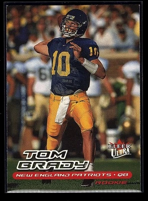 Tom Brady 2000 Fleer Ultra Rookie Card (#234) - Image 1 of 4