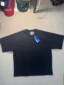 Camiseta Adidas PRM Rayas Diamantes Negras Gran Tamaño Talla L Lanzamiento en Japón Limitado - Imagen 1 de 17