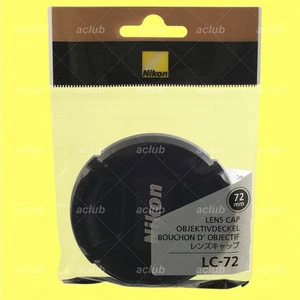 Genuine Nikon LC-72 Front Lens Cap 72mm Snap-On Lens Dust Cover Protector - Picture 1 of 2