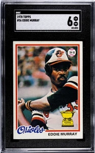 1978 Topps - Eddie Murray #36 (RC) Baltimore Orioles SGC 6 - Bild 1 von 2