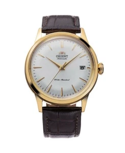ORIENT Men Analog Automatic Casual Watch Classic Dress Silver Dial Waterproof Ro - Picture 1 of 4