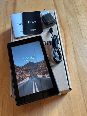 Amazon Fire 7 Tablet 9. Generation in OVP, LineageOS Google Play Store TWRP Root - Bild 1 von 4