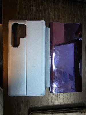 galaxy s25 ultra cartera estuche azul Foto 1 de 4