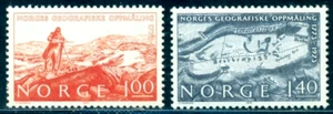 1973 topografía, mapa de las altas montañas, Noruega, Mi.674, montado sin montar o nunca montado - Imagen 1 de 1