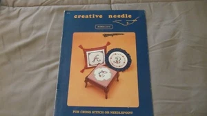 vintage 1981 Creative needle for cross stitch or needlepoint booklet alphabets - Picture 1 of 6