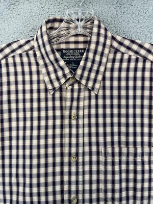 Hombre Moose Creek Manga Corta Abotonada Talla Mediana Cuadros  Foto 1 de 4