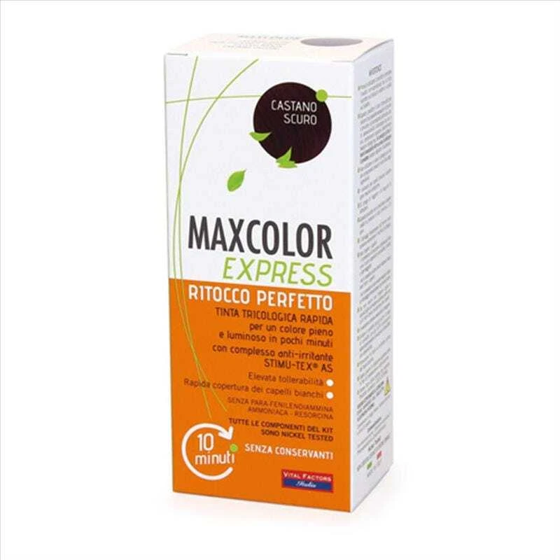 Vital Factors MaxColor Express Ritocco Perfetto Tinta Capelli Castano Scuro