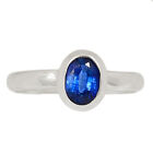 Natural Kyanite - Brazil 925 Sterling Silver Ring Jewelry S.8 Cr31617