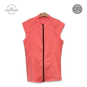 Lorna Jane Elizabeth Sleaveless Zip Jacket  Salmon Pink Small - Picture 1 of 5
