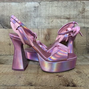 Aldo X Barbie Women's Size 9 Platform Heel Sandal Barbieparty 650 16782670 NEW - Picture 1 of 21