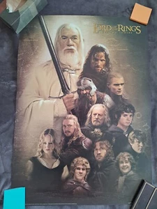 Der Herr der Ringe,Die zwei Türme,Aragorn,Gimli,Frodo,Legolas,Poster,Größe 90x64 - Bild 1 von 3