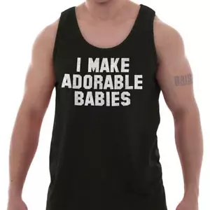 Mother's Day I Make Adorable Babies Mom Love Tank Top T Shirts Tees Men Women - Picture 1 of 10