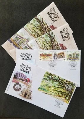 [SJ] Malaysia 150th Anniv Taiping City 2024 Lake Tree Tourism Botanic Market FDC - Image 1 of 4