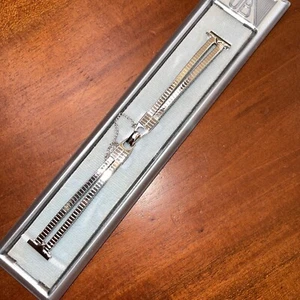 NEW Vintage Ladies JB Champ 10K White Gold Filled Watch Band. 5 1/2” - Picture 1 of 3
