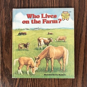 Who Lives on the Farm? A Golden Storytime Book 1980 Vintage - Picture 1 of 6