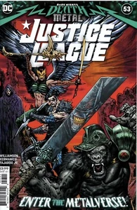 JUSTICE LEAGUE #53 1st APPEARANCE MINDHUNTER DOOM METAL DARK NIGHTS DEATH METAL - Picture 1 of 1