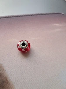 Pandora Charm rot mit rosa Herzen - Bild 1 von 1