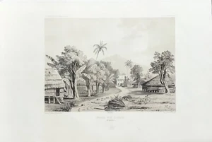 “GRANDE RUE D"UMATA”(Guam Island, Marianas, USA),LE BRETON/Dumont dUrville, 1842 - Bild 1 von 2