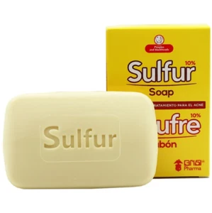 Grisi Sulfur Facial Soap / Jabon de Azufre, Acne Treatment with Lanolin. 4.4 oz - Picture 1 of 8