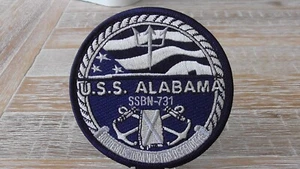 Parche USN USS Alabama SSBN-731 #B322 - Imagen 1 de 6