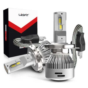 Lasfit H4 LED Headlight High Low Beam Bulb 6000LM Super Bright Canbus Error Free - Picture 1 of 11