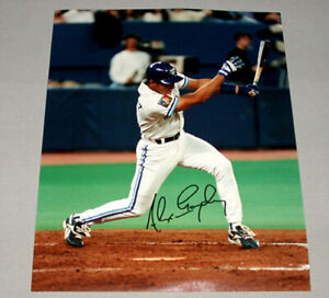 Original MLB Toronto Blue Jays Alex Gonzalez Signed 8X10 Baseball Photo LOA