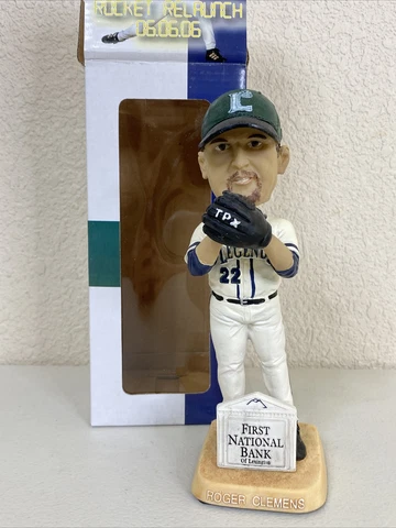 NIB Lexington Legends Roger Clemens Bobblehead Rocket Relaunch 06.06.2006 Cover