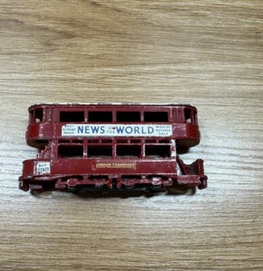 VTG Matchbox Lesney | #3 | London Transport News Of The World Trolley | England - Picture 1 of 6