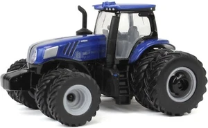 New Holland T8.415 Genesis Blue Power Tractor with Row Crop Duals - 1/64 - Picture 1 of 4