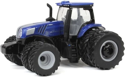 New Holland T8.415 Genesis Blue Power Tractor with Row Crop Duals - 1/64 - Image 1 of 4