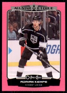 2022-23 UD O-Pee-Chee OPC All-Stars Base Neon Pink #536 Adrian Kempe /75