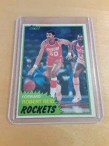 1981/82 Topps #88 Mid West ROBERT REID Houston Rockets Basketball Card, Star(NM) - Picture 1 of 2