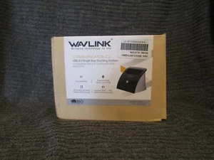 Wavlink USB 3.0 to SATA Hard Drive Docking Station for 2.5” & 3.5” HDD SSD with - Picture 1 of 7