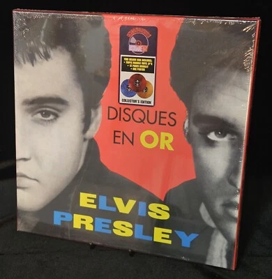 Sealed Les Disques En Or D’ Elvis Presley Sold out Splatter Vinyl Box Set  RSD - Image 1 of 4
