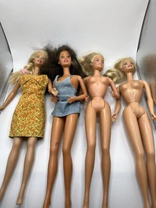HUGE lot barbie dolls Bundle Kids Toys 1966 unclothed/ 2 clothed - Picture 1 of 5