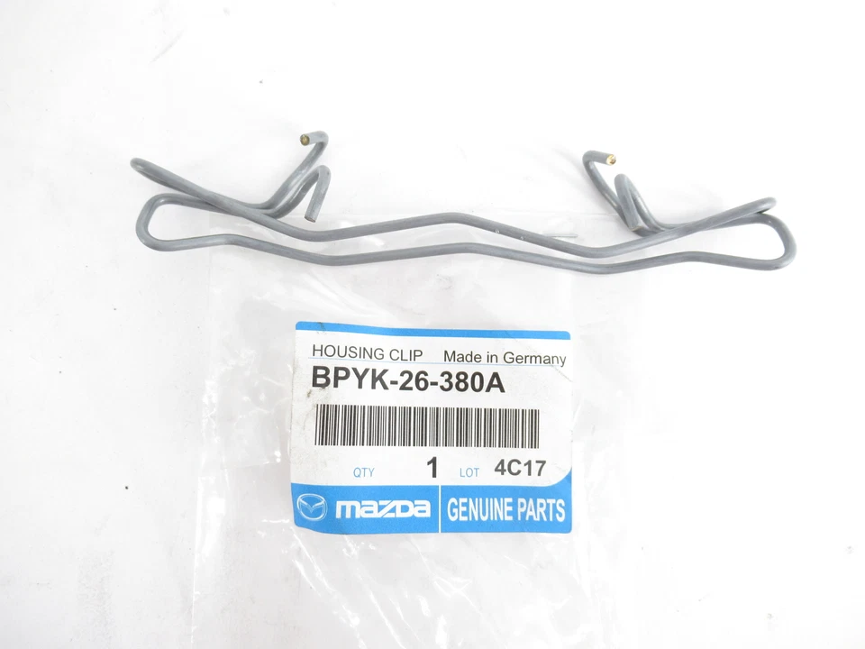Genuíno Mazda BPYK-26-380A Pastilha de Freio Traseiro Par de Molas de Retenção 04-13 3 06-15 5 - Imagem 1 de 3