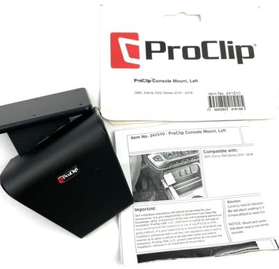 Proclip 241510 Exact Fit Phone Mount For GMC Sierra 1500 Series 2014-2018 - Image 1 of 4