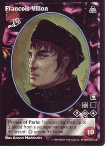 Francois Villon VTES CCG DS/CE - choose your version - Picture 1 of 3