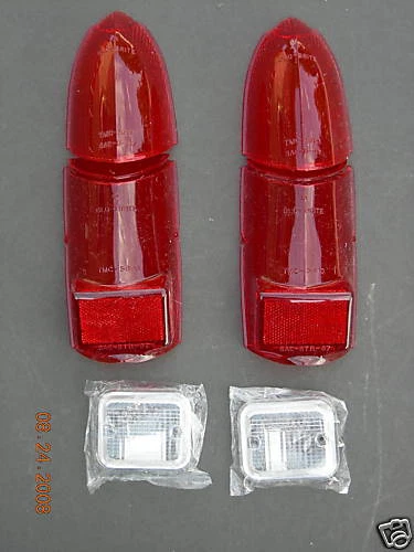 KIT DE LENTES DE LUZ TRASERA DE PARADA TRASERA MG MGB MIDGET 62-69 LUCAS SET Foto 1 de 1