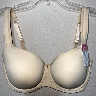 Sutiã Essential Bodywear tamanho 32F bege bronzeado nude #6111 Abbie Underwire BN6 - Imagem 1 de 4