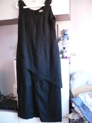 C&A Yessica Damen Träger Kleid lang   Gr. 42 Farbe: Schwarz - Bild 1 von 4