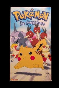 Pokemon The Great Race 1999 VHS FREE SHIPPING - Picture 1 of 4