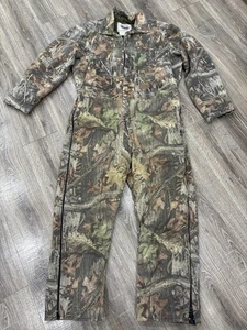 Vtg Walls Insulated Hunting Coveralls - Men's XL Reg Advantage Timber Camouflage - Picture 1 of 12