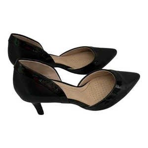 Zapatos de salón LifeStride para mujer Saldana punta Stiletto D'Orsay tacón negro talla 6,5 - Imagen 1 de 15