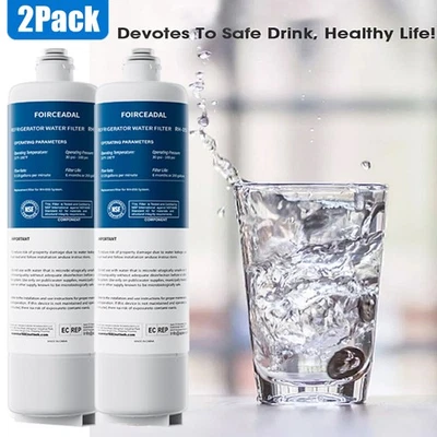 2PACK For Bosch Ultra Clarity Pro BORPLFTR50 BORPLFTR55 WFC100MF Water Filter - Image 1 of 4