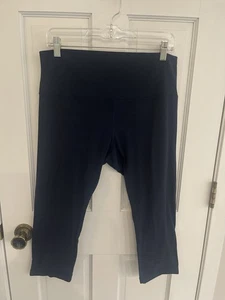 Lululemon Leggins Pantaloni Align Taglia 14 Nero - Foto 1 di 7