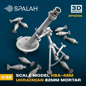 Ukrainian mortar caliber 82-mm. KBA-48M Scale Model Kit 1:35 Spalah SP10035 - Picture 1 of 2