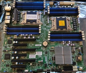 Super Micro - X9DRi-F Motherboard - SOCKET LGA2011 - Please read description - Picture 1 of 3