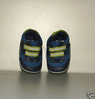 BABY BOYS TRAINER STYLE SHOES-BLUE/LIME- AGE 6-12 MOS